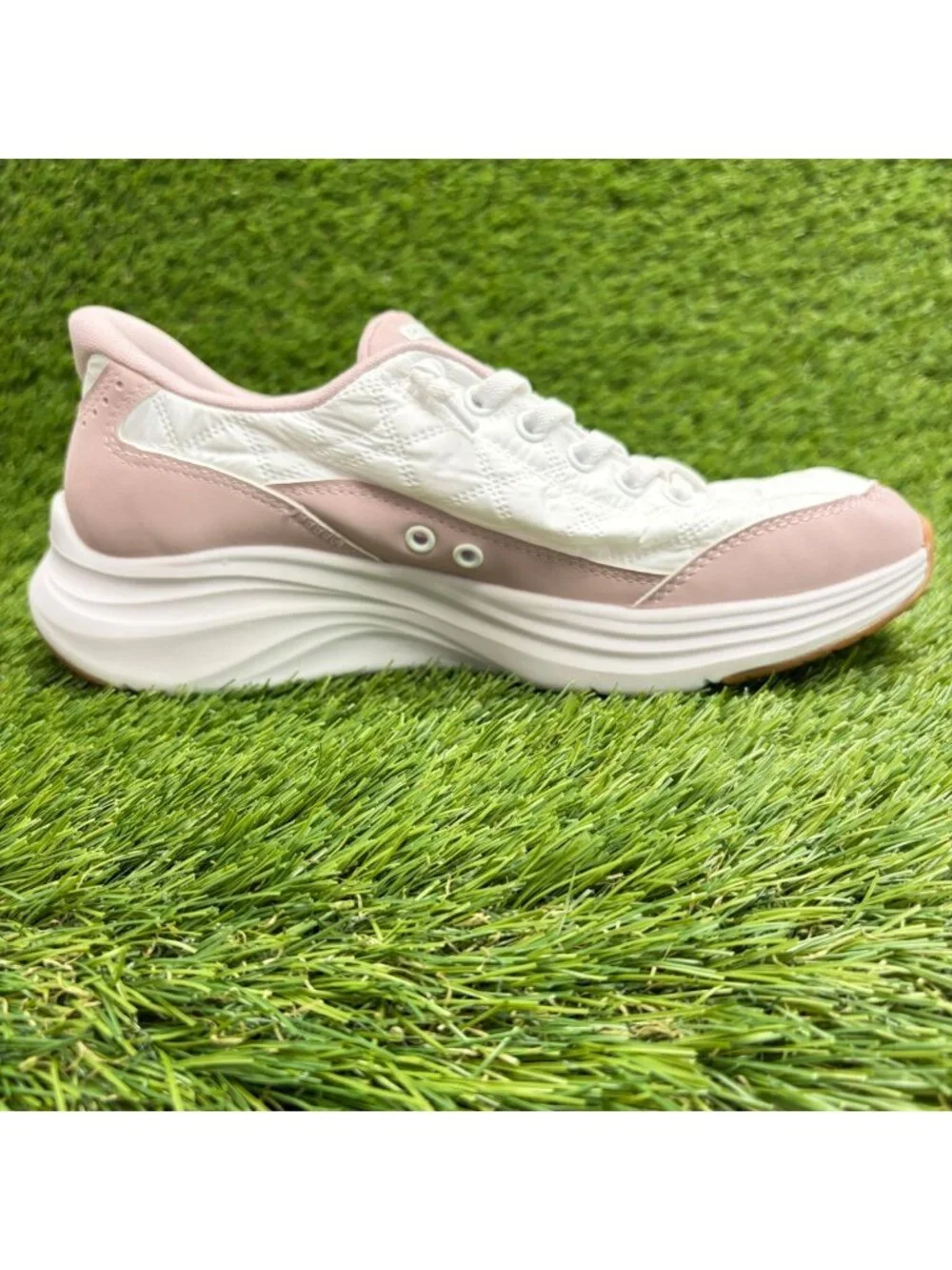 Skechers Contour Foam-Cozy Fit Womens Size 6 Lavender Running Shoes Sneakers
